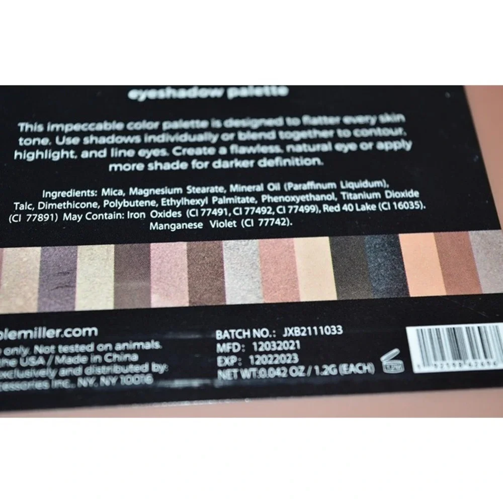 Nicole Miller New York Rosy Nudes Eyeshadow Palette